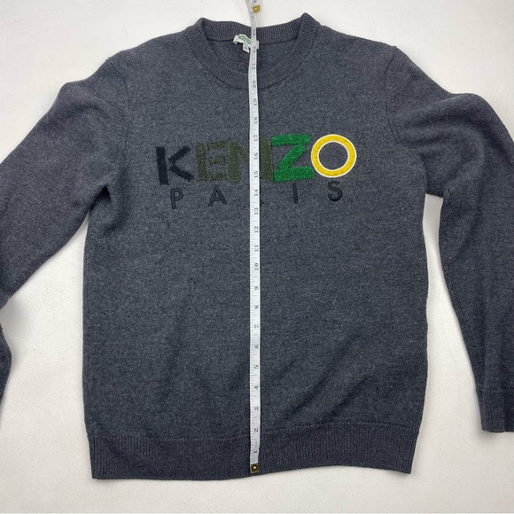 KENZO LOGO CREW KNIT SWEATER SIZE MEDIUM - Picture 7 of 7